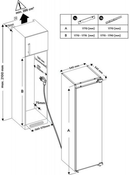 Холодильник Schaub Lorenz SL SE310WE купить с доставкой по Москве и Московской области в интернет-магазине ТехноВегас