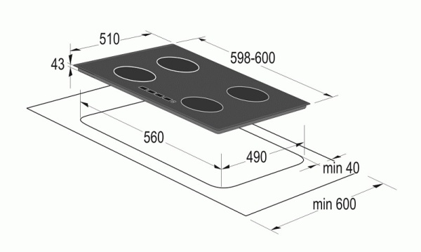 Поверхность GORENJE iq 641 ac купить с доставкой по Москве и Московской области в интернет-магазине ТехноВегас
