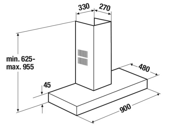 Вытяжка Kuppersbusch DW 9500.0 W купить с доставкой по Москве и Московской области в интернет-магазине ТехноВегас