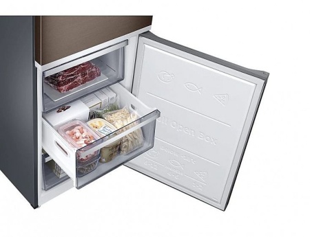 Холодильник Samsung RB41R7847DX бронзовый купить с доставкой по Москве и Московской области в интернет-магазине ТехноВегас