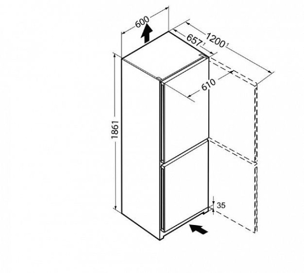 Холодильник LIEBHERR CNPel 4313 купить с доставкой по Москве и Московской области в интернет-магазине ТехноВегас