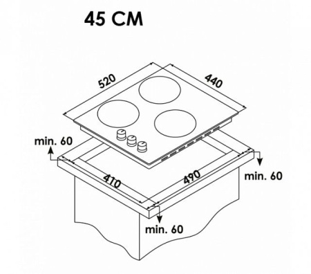 Cтеклокерамическая панель Schaub Lorenz SLK MY4630 купить с доставкой по Москве и Московской области в интернет-магазине ТехноВегас