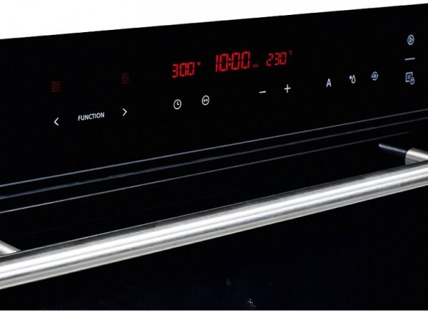 Встраиваемый компактный духовой шкаф с СВЧ Weissgauff OE 446 Black Edition купить с доставкой по Москве и Московской области в интернет-магазине ТехноВегас