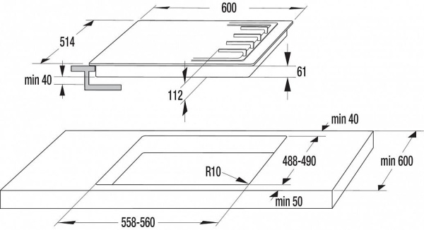 Газовая поверхность GORENJE gc650krb купить с доставкой по Москве и Московской области в интернет-магазине ТехноВегас