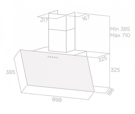 Вытяжка ELICA SHIRE BK/A/90 купить с доставкой по Москве и Московской области в интернет-магазине ТехноВегас