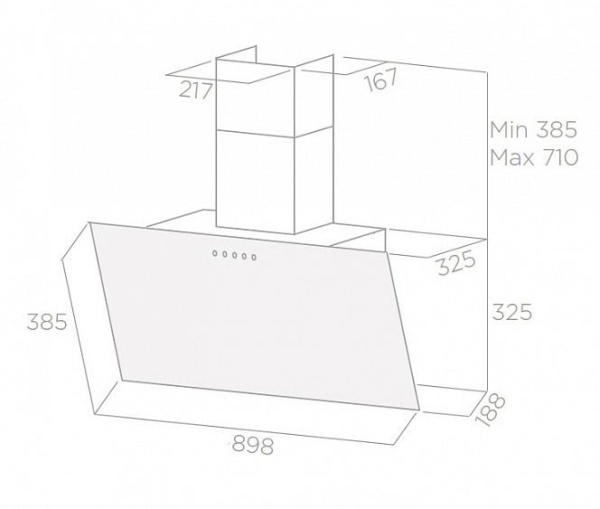 Вытяжка ELICA SHIRE BK/A/90 купить с доставкой по Москве и Московской области в интернет-магазине ТехноВегас