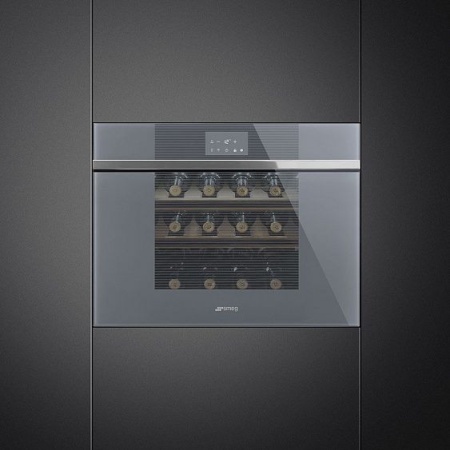 Встраиваемый винный шкаф SMEG CVI118LWS2 купить с доставкой по Москве и Московской области в интернет-магазине ТехноВегас