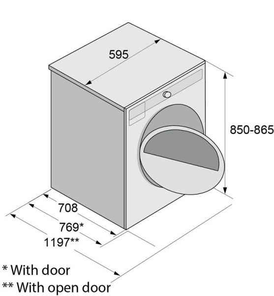 Сушильный барабан Asko T210H.W.P