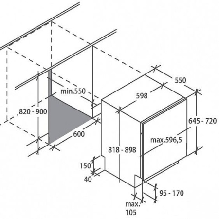 Посудомоечная машина CANDY CDI1DS673-07 купить с доставкой по Москве и Московской области в интернет-магазине ТехноВегас