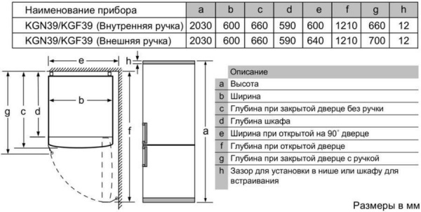 Холодильник Bosch KGN 39LQ31R