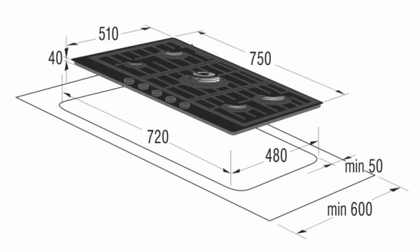 Поверхность GORENJE gtw 751 ub купить с доставкой по Москве и Московской области в интернет-магазине ТехноВегас