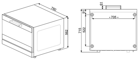 Конвекционная печь SMEG ALFA145 купить с доставкой по Москве и Московской области в интернет-магазине ТехноВегас