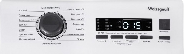 Стиральная машина WEISSGAUFF WM 40380 TD Inverter