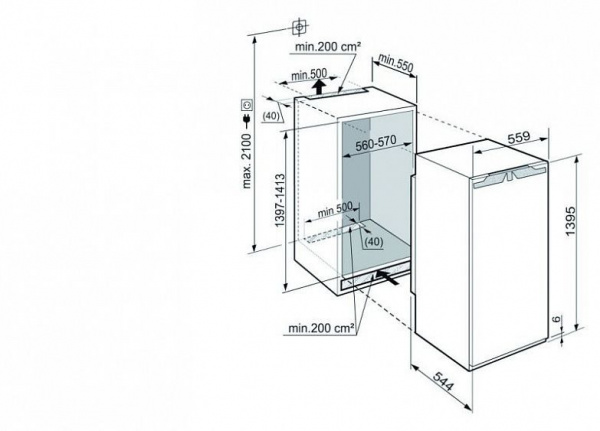 Холодильник LIEBHERR ik 2754