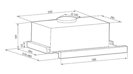Вытяжка GRAUDE DHF 60.0 EL купить с доставкой по Москве и Московской области в интернет-магазине ТехноВегас