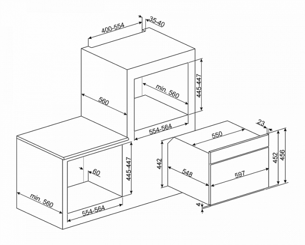 Духовой шкаф SMEG SF4603VCNX1 купить с доставкой по Москве и Московской области в интернет-магазине ТехноВегас