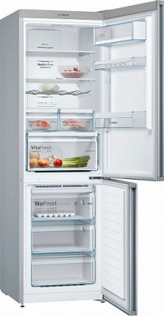 Холодильник Bosch KGN36ML3A серебристый купить с доставкой по Москве и Московской области в интернет-магазине ТехноВегас