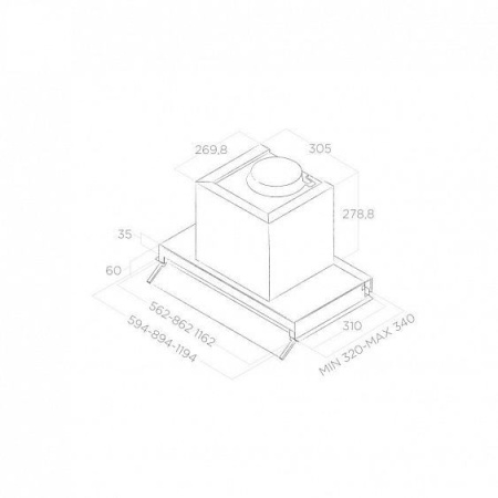 Вытяжка ELICA BOXIN IX/A/120 (PRF0097842B) купить с доставкой по Москве и Московской области в интернет-магазине ТехноВегас