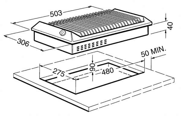 Поверхность SMEG segr531x