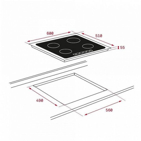 Варочная панель TEKA IZ 6320 white купить с доставкой по Москве и Московской области в интернет-магазине ТехноВегас
