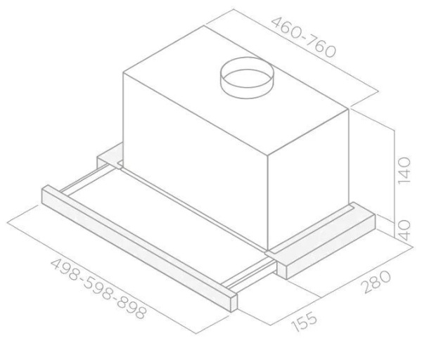 Вытяжка ELICA ELITE 14 LUX GRIX/A/50 (PRF0037987B) купить с доставкой по Москве и Московской области в интернет-магазине ТехноВегас