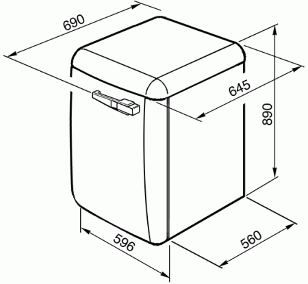 Стиральная машина Smeg LBB14WH-2 купить с доставкой по Москве и Московской области в интернет-магазине ТехноВегас