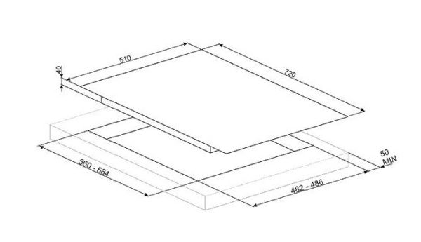 Поверхность SMEG pv175cb купить с доставкой по Москве и Московской области в интернет-магазине ТехноВегас