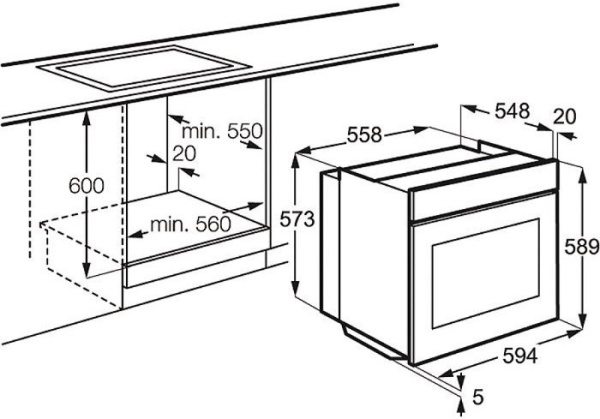 Духовой шкаф ELECTROLUX eob 3410 aox купить с доставкой по Москве и Московской области в интернет-магазине ТехноВегас