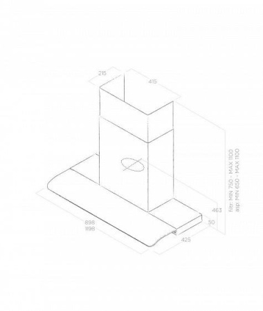 Вытяжка Elica SERENDIPITY IX/A/90 купить с доставкой по Москве и Московской области в интернет-магазине ТехноВегас