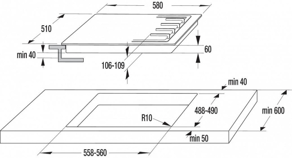 Газовая поверхность GORENJE g65b купить с доставкой по Москве и Московской области в интернет-магазине ТехноВегас
