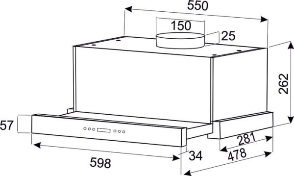 Вытяжка EXITEQ EX-1146 black купить с доставкой по Москве и Московской области в интернет-магазине ТехноВегас