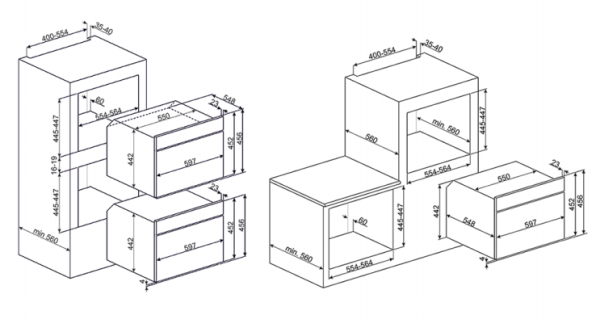 Электрический духовой шкаф SMEG SFP4120PZ