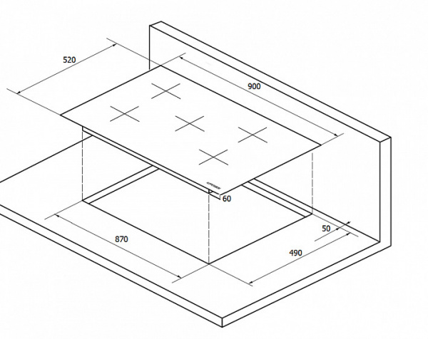 Варочная поверхность KUPPERSBERG IMS 901