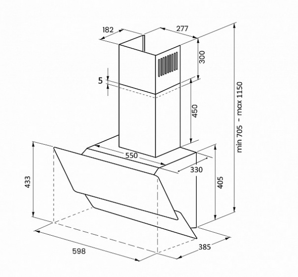 Вытяжка KUPPERSBERG F 630 W