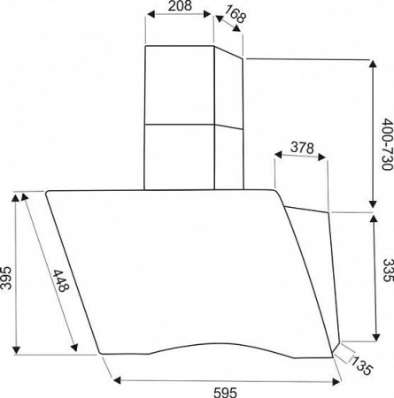 Вытяжка EXITEQ EX-1116 black купить с доставкой по Москве и Московской области в интернет-магазине ТехноВегас
