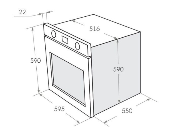 Духовой шкаф Maunfeld AEOC.575B