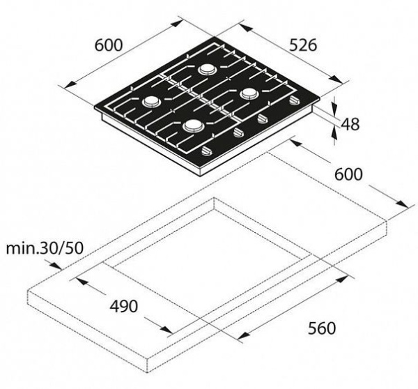Поверхность ASKO HG1666AB купить с доставкой по Москве и Московской области в интернет-магазине ТехноВегас