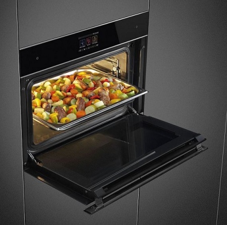Духовой шкаф SMEG SF4604WVCPNX купить с доставкой по Москве и Московской области в интернет-магазине ТехноВегас