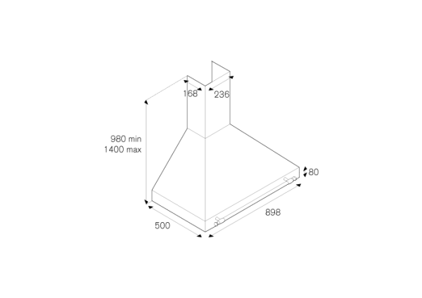 Вытяжка BERTAZZONI K90HERCRA