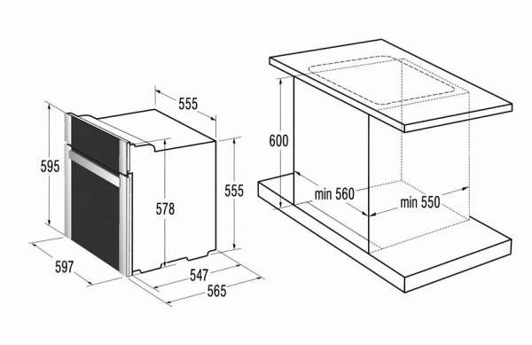 Духовой шкаф GORENJE bc 7446 ax