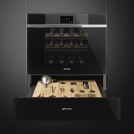 Встраиваемый винный шкаф SMEG CVI118RWN2 купить с доставкой по Москве и Московской области в интернет-магазине ТехноВегас
