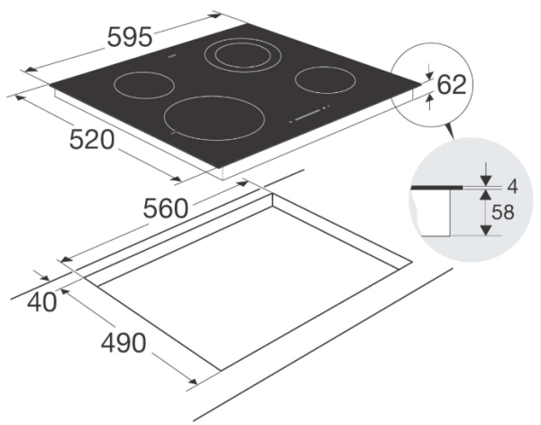 Поверхность ASKO HCL614G купить с доставкой по Москве и Московской области в интернет-магазине ТехноВегас