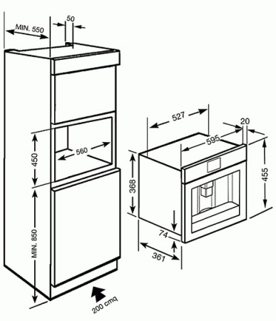 Встраиваемая кофемашина SMEG CMS6451X купить с доставкой по Москве и Московской области в интернет-магазине ТехноВегас