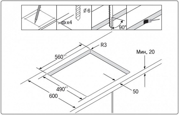Электрическая поверхность SAMSUNG nz64h37075k
