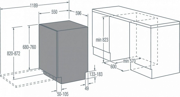 Посудомоечная машина Gorenje GDV 664 X купить с доставкой по Москве и Московской области в интернет-магазине ТехноВегас