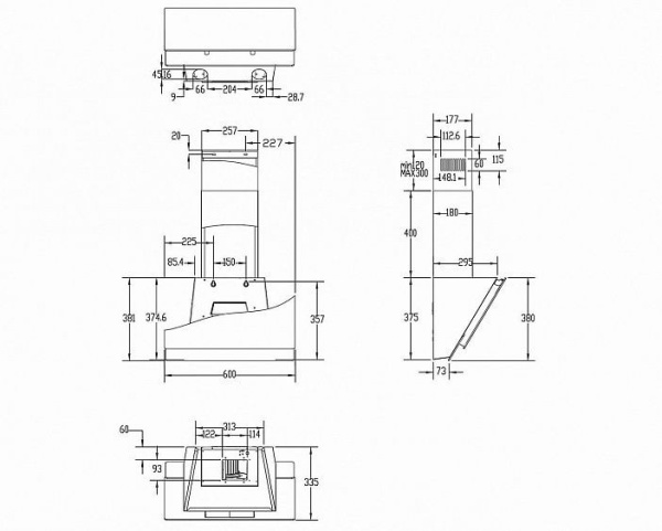 Вытяжка HAIER HVX-W672GW