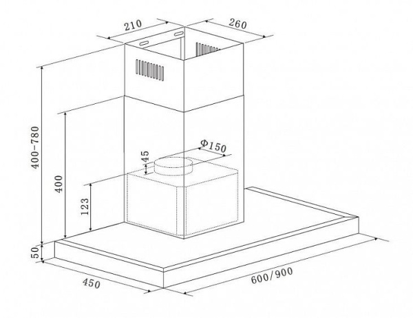Вытяжка ZIGMUND & SHTAIN K 135.6 W купить с доставкой по Москве и Московской области в интернет-магазине ТехноВегас