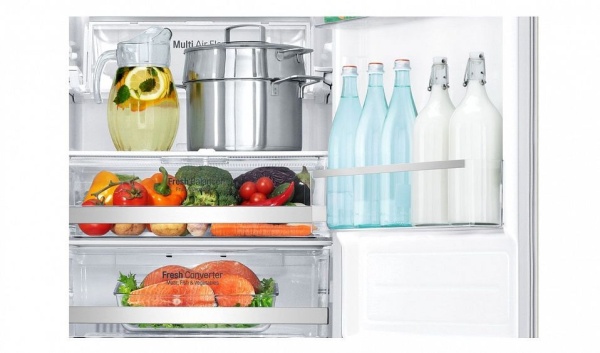 Холодильник LG GA-B499SEKZ бежевый купить с доставкой по Москве и Московской области в интернет-магазине ТехноВегас