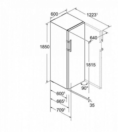 Холодильник LIEBHERR Kef 4330 купить с доставкой по Москве и Московской области в интернет-магазине ТехноВегас