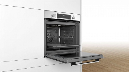 Встраиваемый электрический духовой шкаф Bosch HBA317BS0R купить с доставкой по Москве и Московской области в интернет-магазине ТехноВегас